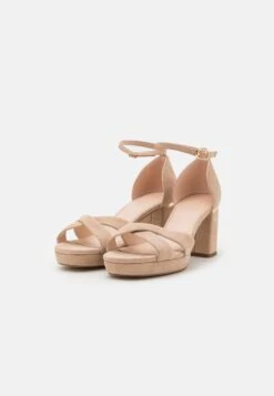 LEATHER - Plateausandalette - Beige 10 LEATHER - Plateausandalette - Beige -Anna Field Verkäufe 03317e61a03545bbbb00ce7b4896c308