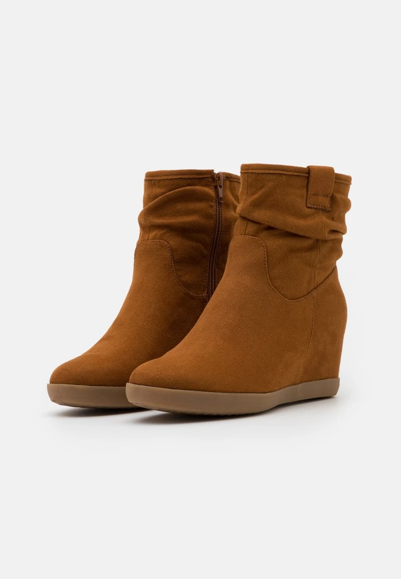 Anna Field WINTER BOOT - Keilstiefelette - Cognac 5 Anna Field WINTER BOOT - Keilstiefelette - Cognac - Image 3