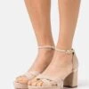 LEATHER - Plateausandalette - Beige 1 LEATHER - Plateausandalette - Beige -Anna Field Verkäufe 14874fb7a3704fde8e20002f98831cec