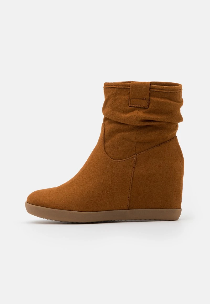 Anna Field WINTER BOOT - Keilstiefelette - Cognac 4 Anna Field WINTER BOOT - Keilstiefelette - Cognac - Image 2