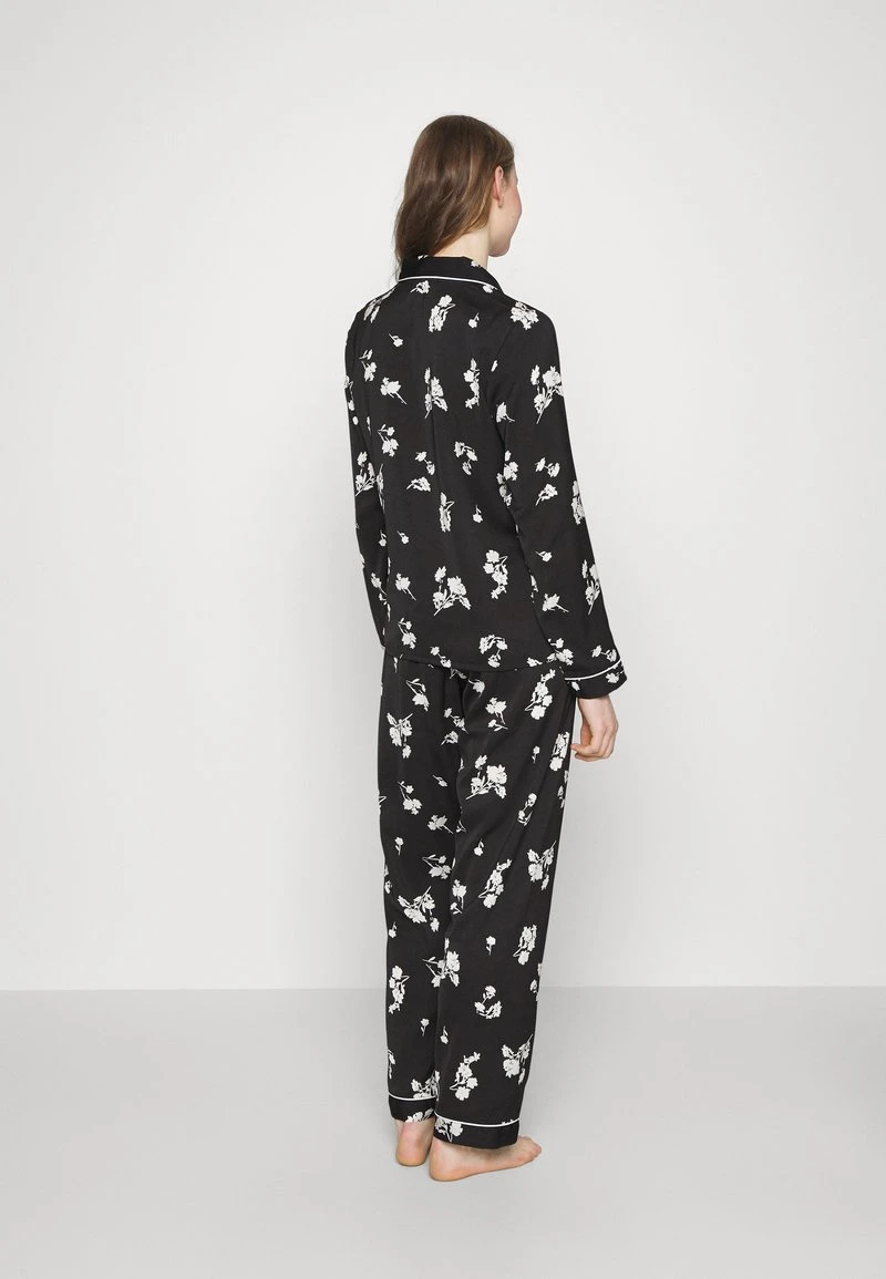 Anna Field SET - Pyjama - Black/offwhite 5 Anna Field SET - Pyjama - Black/offwhite - Image 3