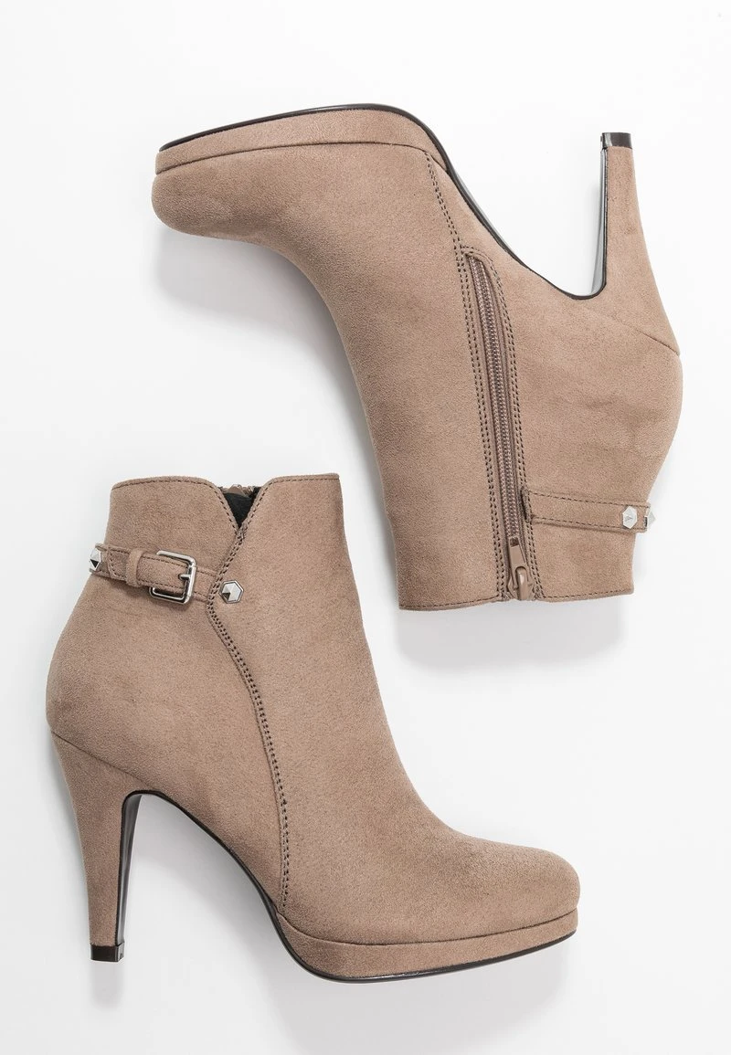 Anna Field High Heel Stiefelette - Taupe 5 Anna Field High Heel Stiefelette - Taupe - Image 3
