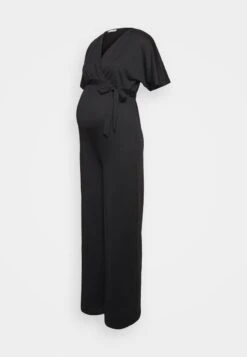 SHORT SLEEVE WRAP JUMPSUIT - Jumpsuit - Black -Anna Field Verkäufe 286fe87934f24d35b2bce0374302b708