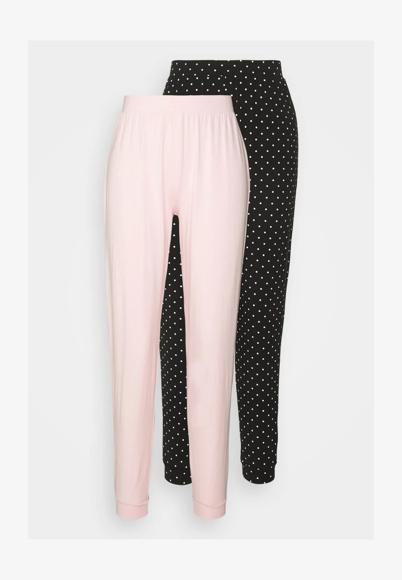 Anna Field 2 PACK - Nachtwäsche Hose - Black/white 7 Anna Field 2 PACK - Nachtwäsche Hose - Black/white - Image 5