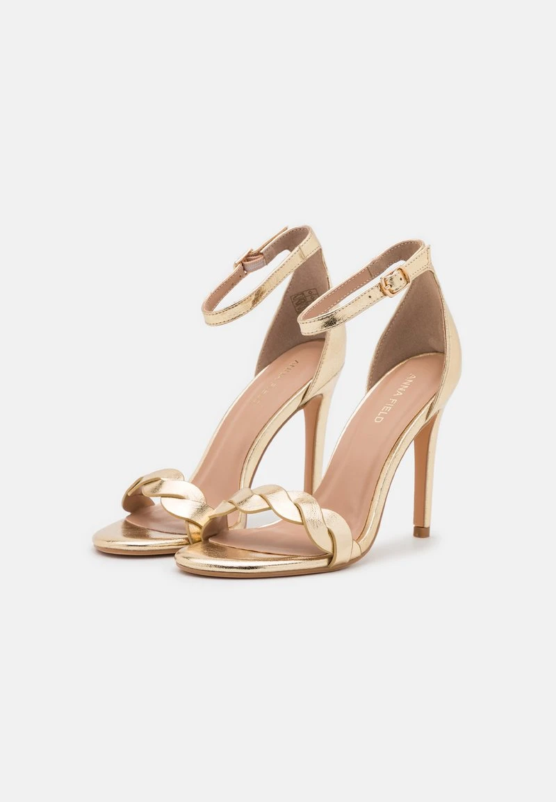 Anna Field High Heel Sandalette - Gold 5 Anna Field High Heel Sandalette - Gold - Image 3