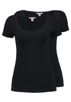 Anna Field 2 PACK - T-Shirt Basic - Black