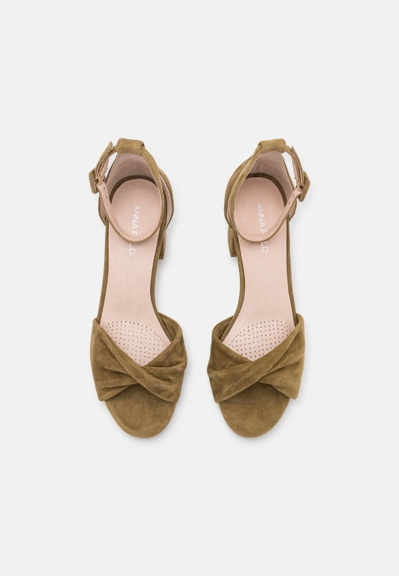 Anna Field LEATHER - Riemensandalette - Khaki 8 Anna Field LEATHER - Riemensandalette - Khaki - Image 6