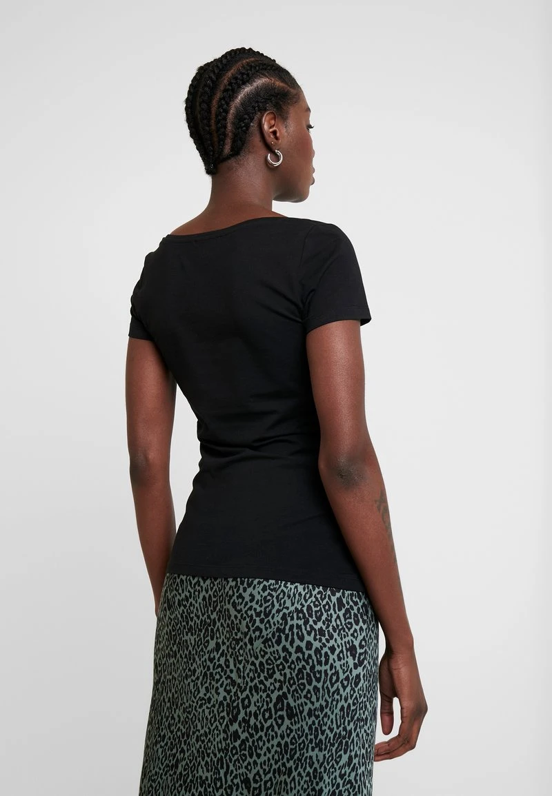 Anna Field 2 PACK - T-Shirt Basic - Black 6 Anna Field 2 PACK - T-Shirt Basic - Black - Image 4