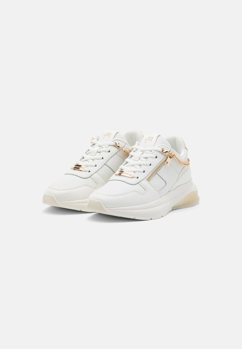 Anna Field LEATHER - Sneaker Low - White/gold 5 Anna Field LEATHER - Sneaker Low - White/gold - Image 3