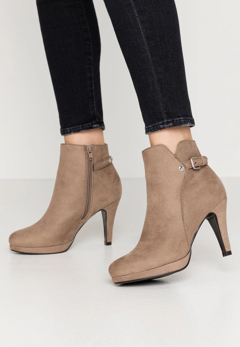 Anna Field High Heel Stiefelette - Taupe 3 Anna Field High Heel Stiefelette - Taupe
