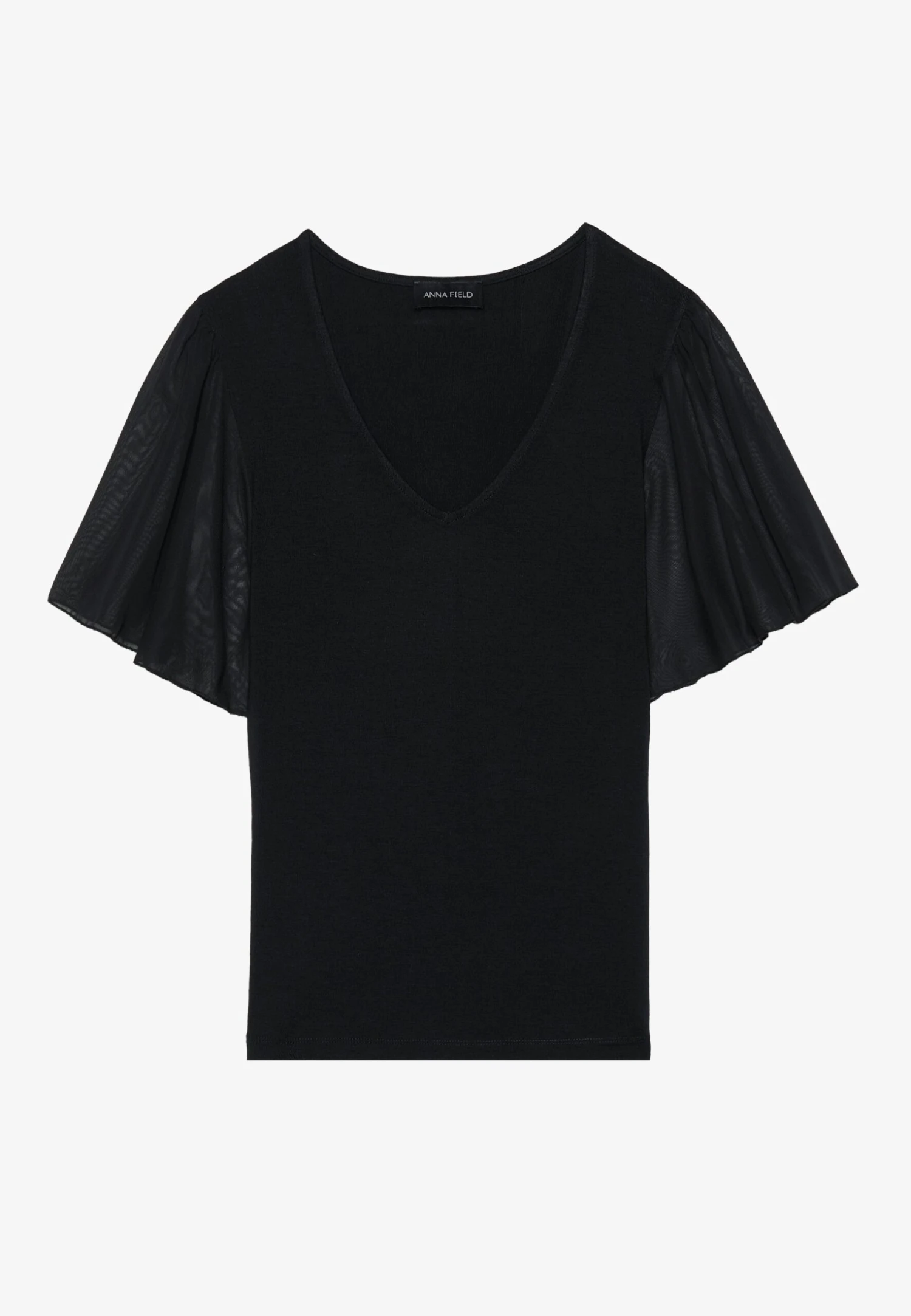 Anna Field Print T-shirt - Black 6 Anna Field Print T-shirt - Black - Image 4