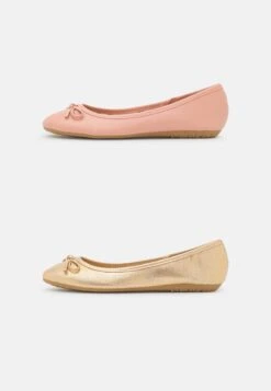 Anna Field 2 PACK - Klassischer Ballerina - Gold/pink -Anna Field Verkäufe 9f705bfe90dc45da90a733dcac66119b
