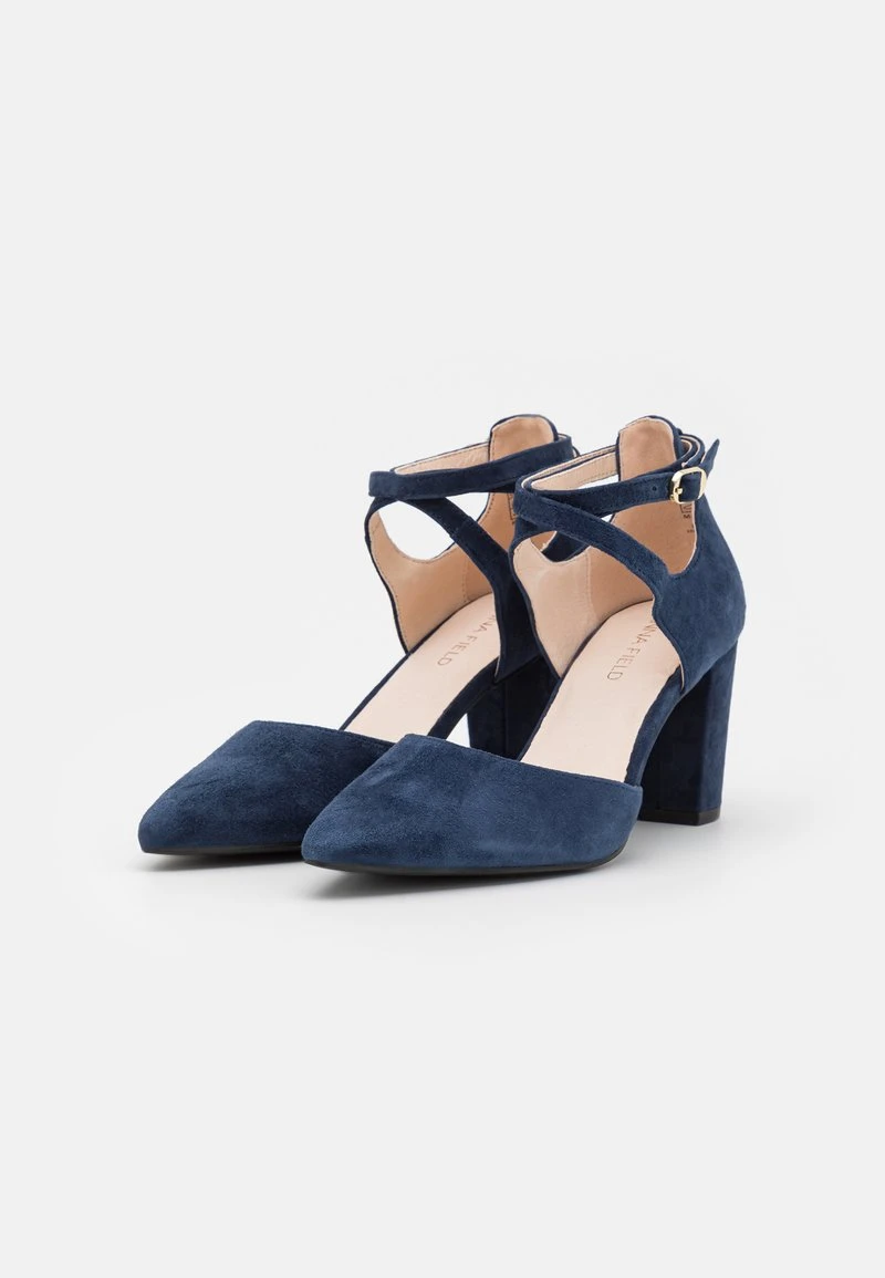 Anna Field LEATHER - High Heel Pumps - Dark Blue 5 Anna Field LEATHER - High Heel Pumps - Dark Blue - Image 3