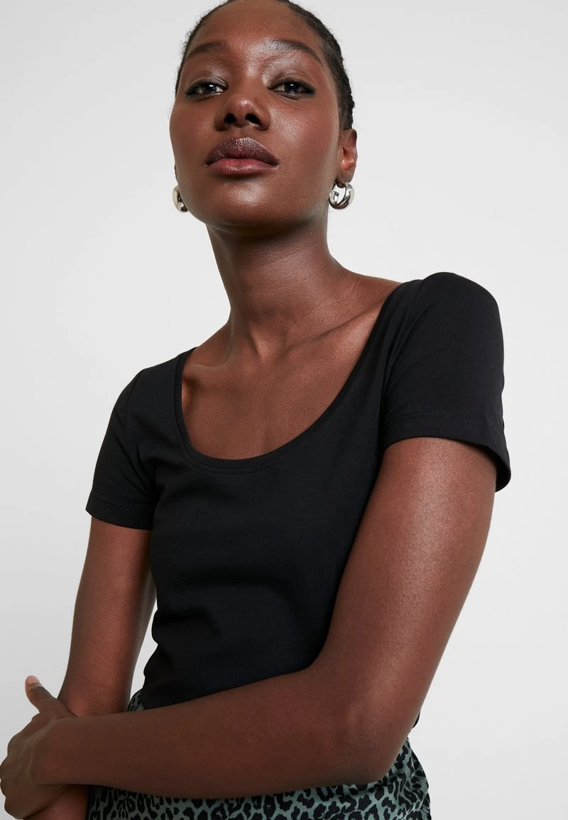 Anna Field 2 PACK - T-Shirt Basic - Black 7 Anna Field 2 PACK - T-Shirt Basic - Black - Image 5