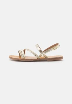 Anna Field LEATHER - Riemensandalette - Gold -Anna Field Verkäufe b7bb1c943f5a42228078216447eca907