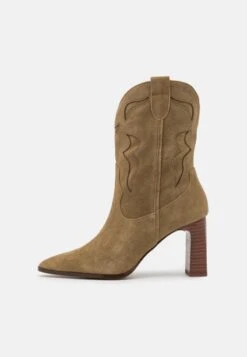 Anna Field LEATHER - Cowboy-/Bikerstiefelette - Khaki -Anna Field Verkäufe c38591f49a884f29a5c2f231c6bdcb8c