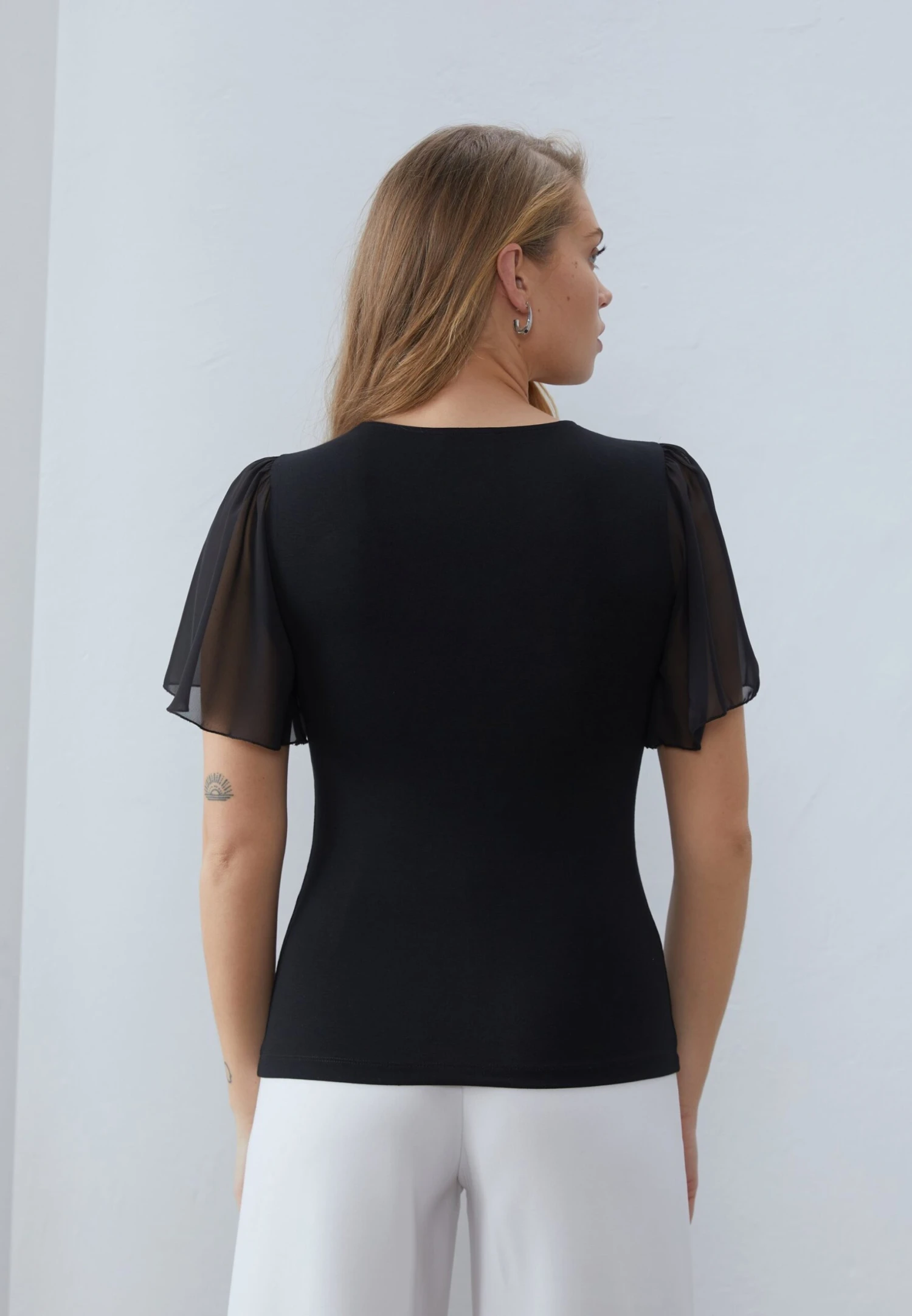 Anna Field Print T-shirt - Black 5 Anna Field Print T-shirt - Black - Image 3