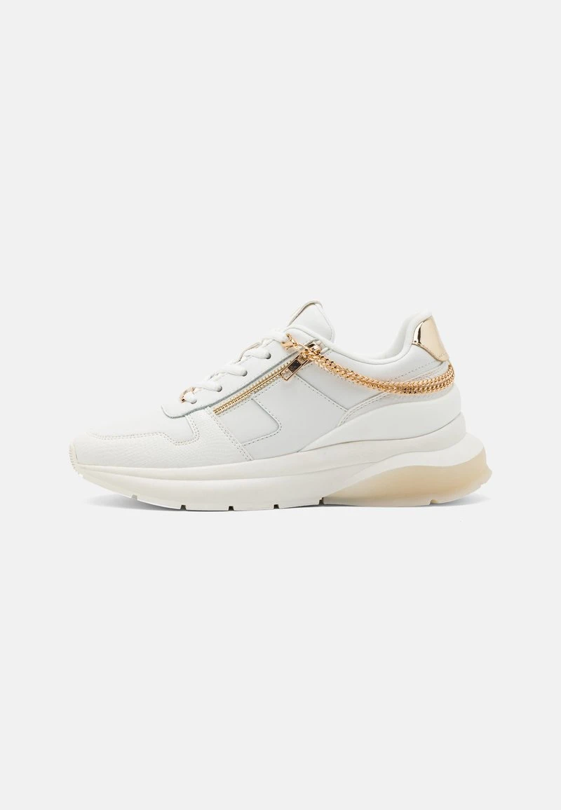 Anna Field LEATHER - Sneaker Low - White/gold 4 Anna Field LEATHER - Sneaker Low - White/gold - Image 2