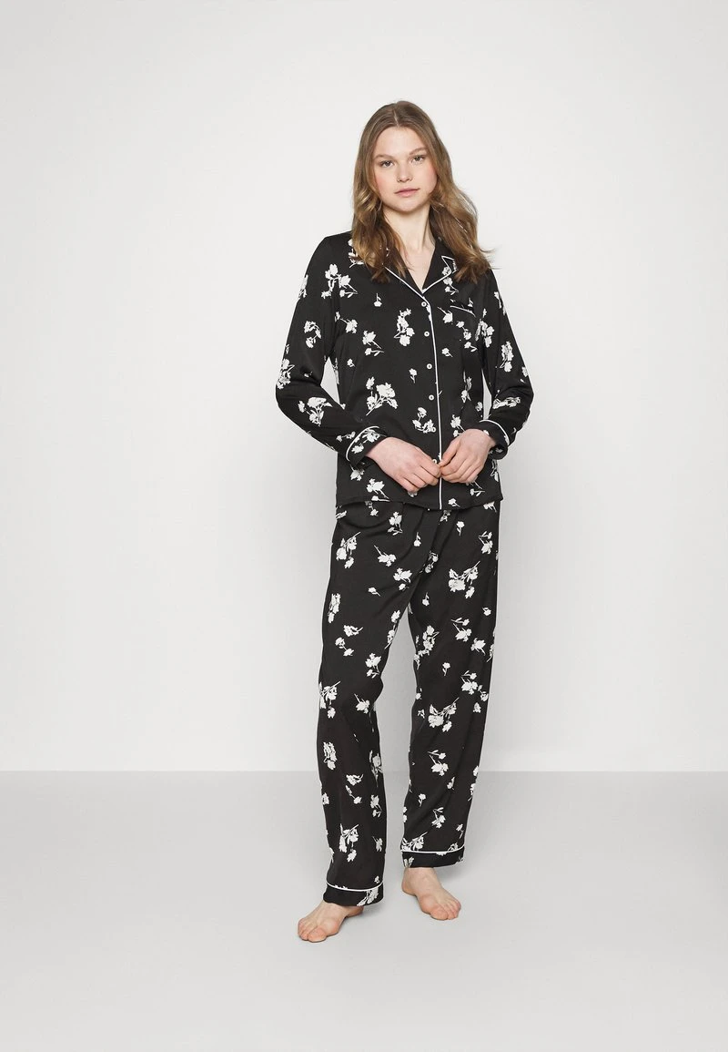 Anna Field SET - Pyjama - Black/offwhite 4 Anna Field SET - Pyjama - Black/offwhite - Image 2