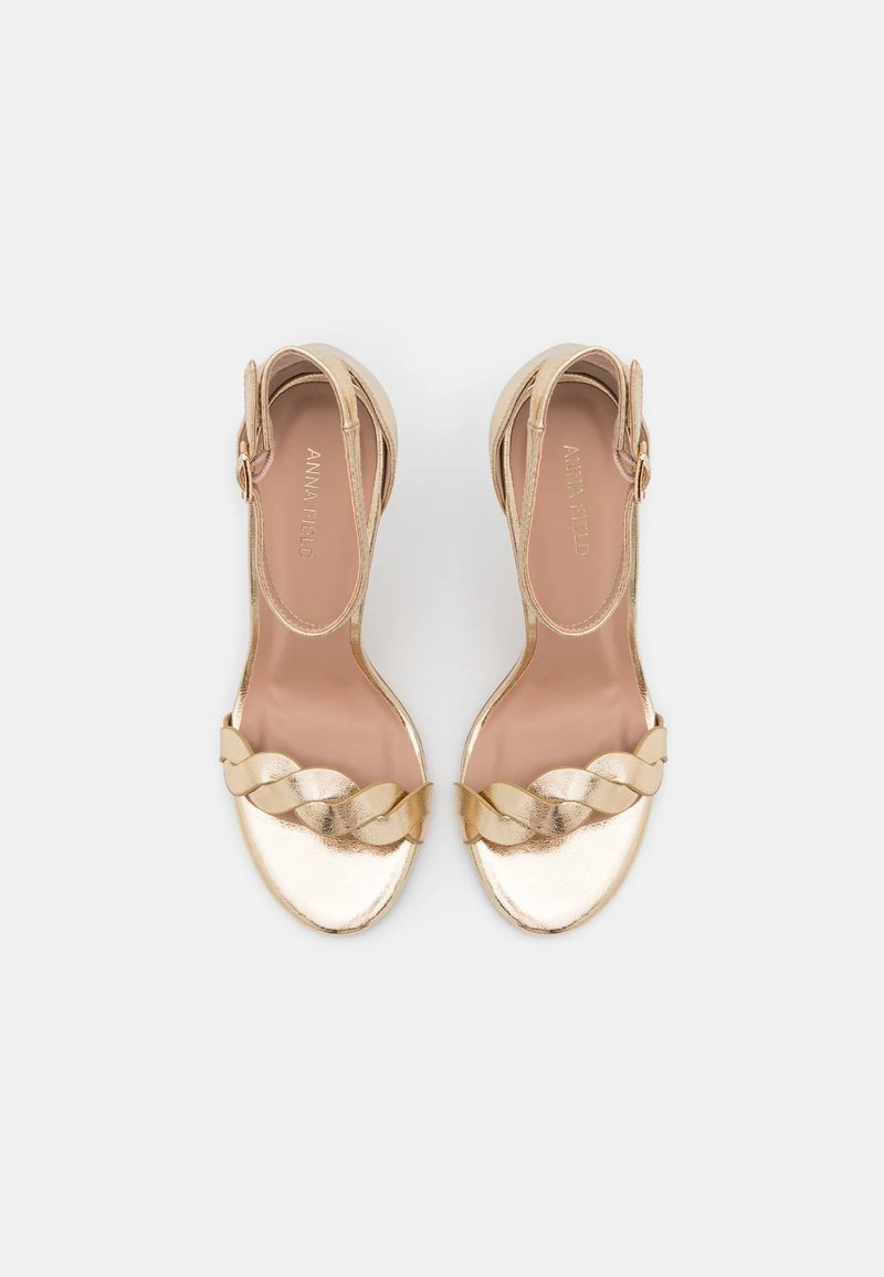 Anna Field High Heel Sandalette - Gold 8 Anna Field High Heel Sandalette - Gold - Image 6