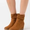 Anna Field WINTER BOOT - Keilstiefelette - Cognac -Anna Field Verkäufe fddac925efcf4f7e8cd42984a29b6b6e